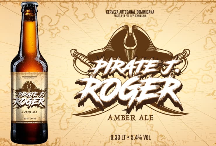 Botella de Pirate J Roger